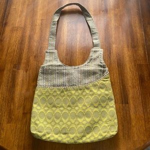 Handmade shoulder/crossbody bag.